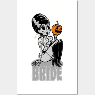 Halloween Bride Posters and Art